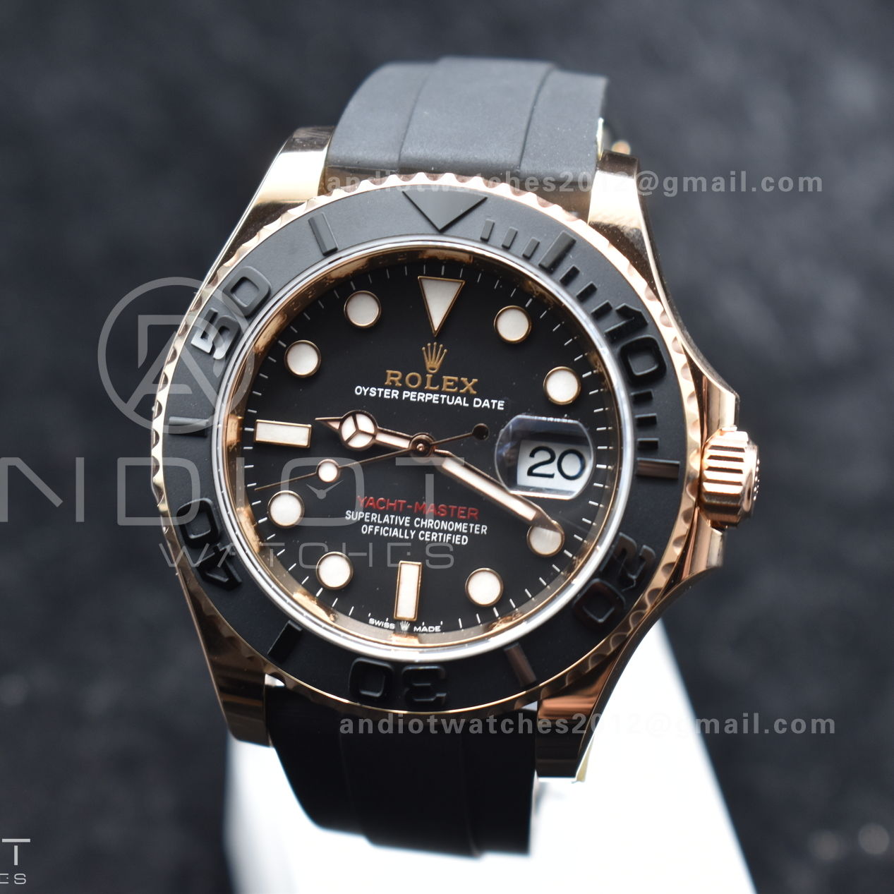 Yacht-Master 126655 ARF 1:1 Best Edition on Oysterflex Strap VR3235 (Gain Weight)